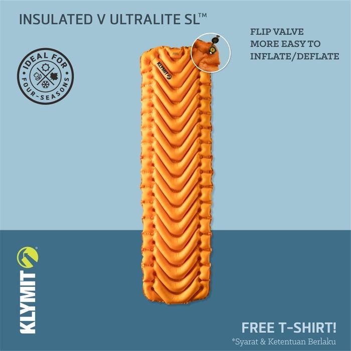 klymit insulated static v ultralite sl sleeping pad lifetime warranty [mutu terbaik]