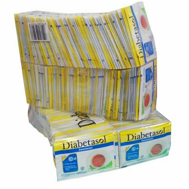 

New Gula Diabetasol Sweetener Gula Non Kalori isi 200 sachet