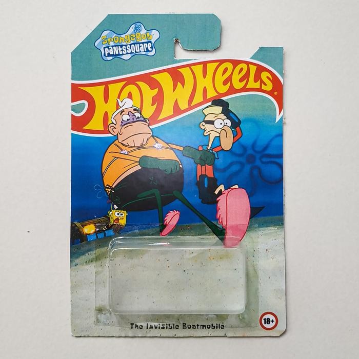 Bootleg Hot Wheels invisible boat mobile mermaid man and barnacle boy