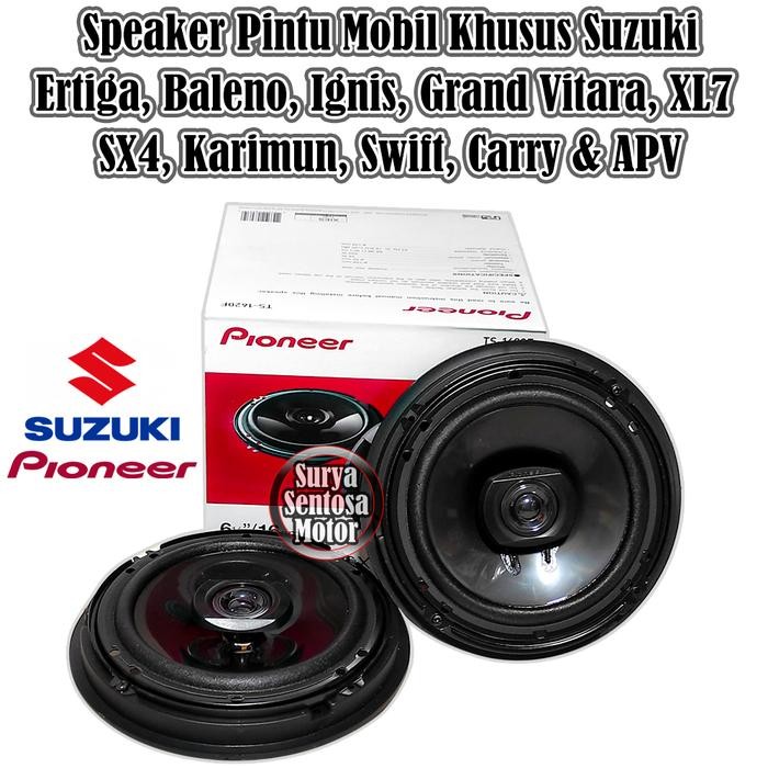 TERBARU Speaker Pintu Mobil Suzuki Ertiga Ignis SX4 Baleno Swift Pioneer 2 Way