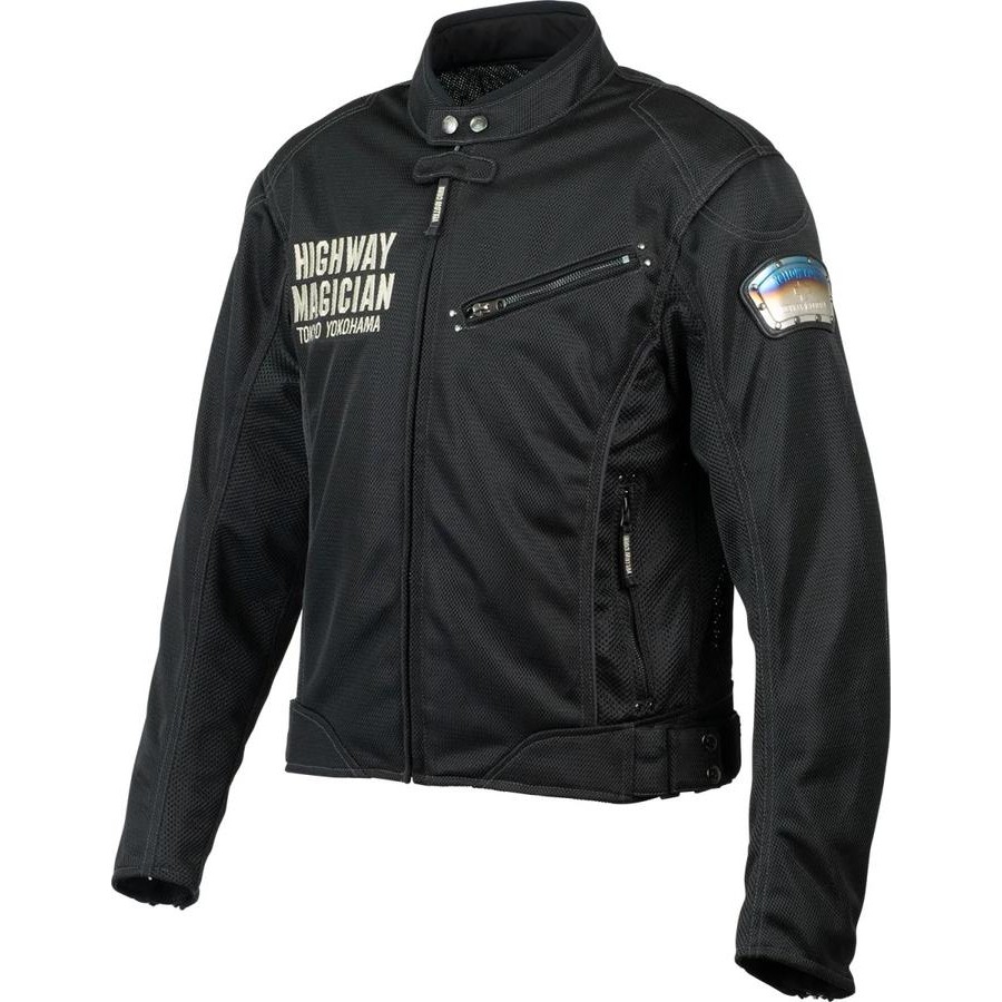 Yellow Corn YB-4101 Mesh Jacket Black