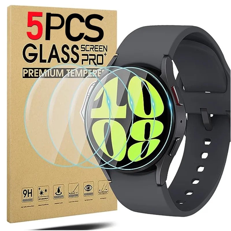 Screen Protector For Galaxy Watch 6 Active 2 3 4 6 Classic 5 Pro Tempered Glass Protective Film for 
