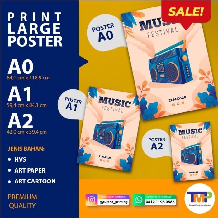 

TERLARIS! Cetak Poster UV Gel Ukuran A0 Murah dan Praktis
