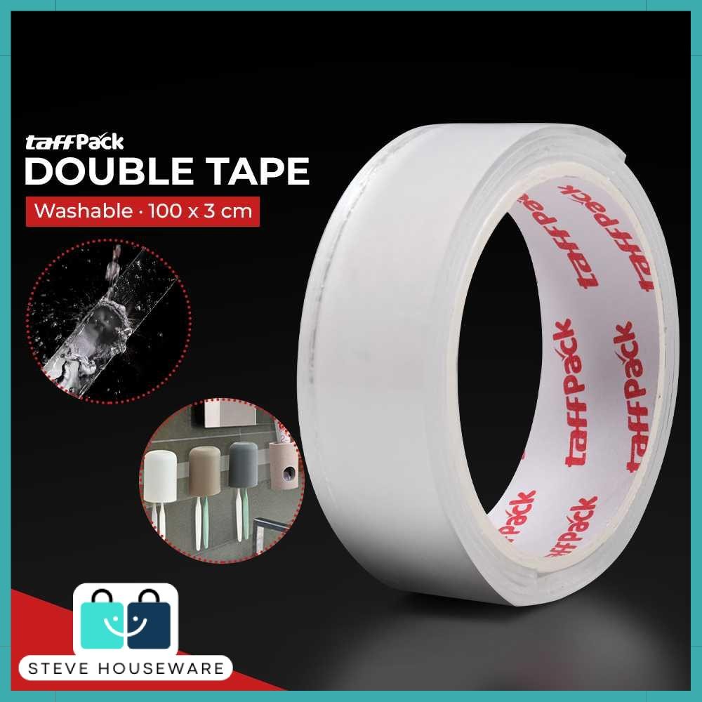 

TaffPACK Double Tape Perekat No Trace Adhesive Washable Sticker - J007