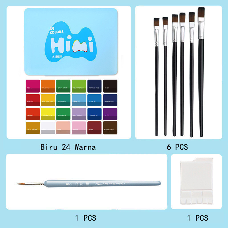 

Miya Himi Gouache Set 18/24 Warna 30ml Cat Untuk Cat Air