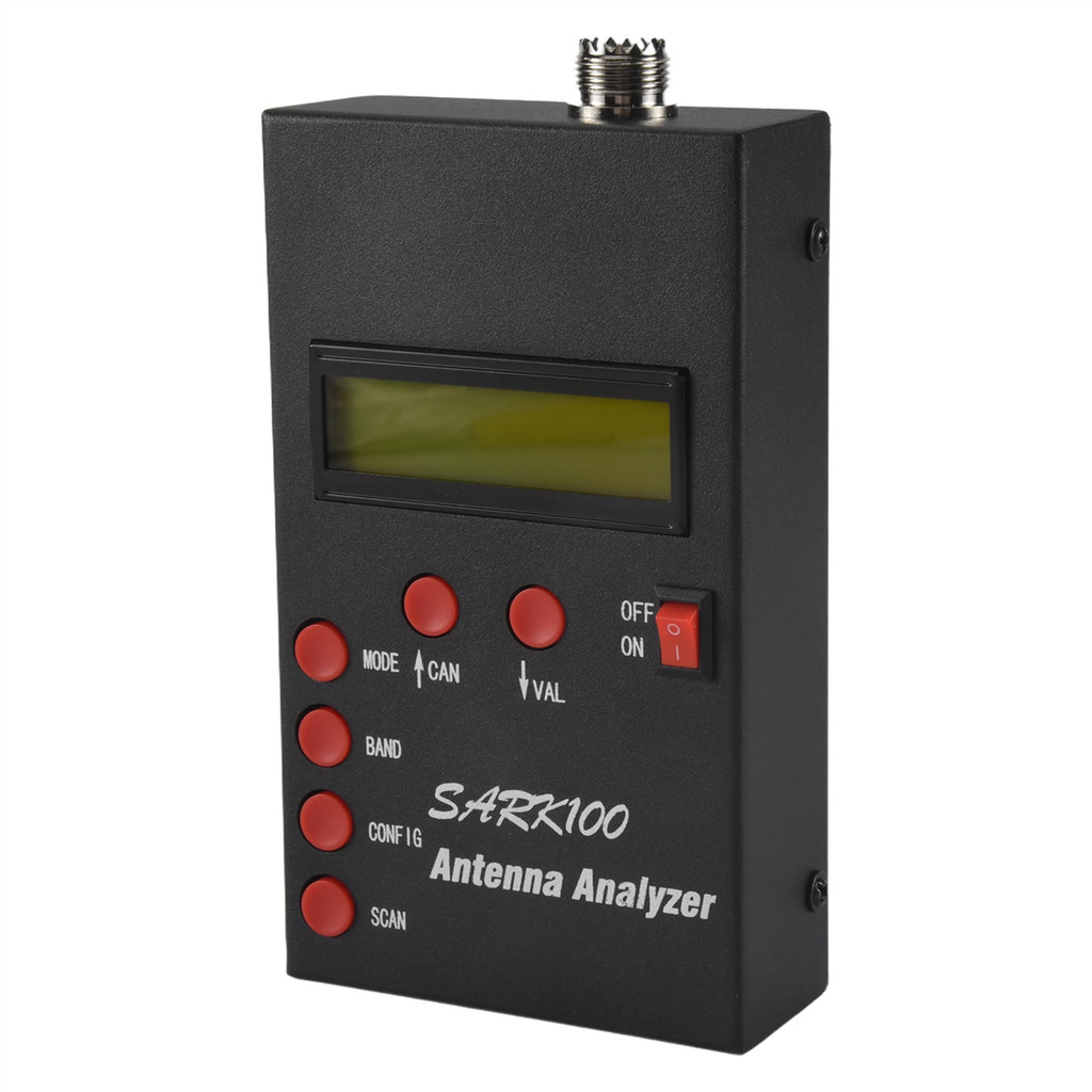 Newest SARK100 Antenna Analyzer Meter 1-60MHz Shortwave SWR Antenna Analyzer with 1.0 to 9.99 SWR Us