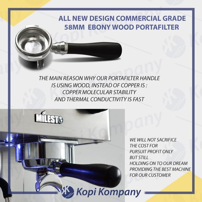 Mesin Kopi Milesto Irina Espresso Maker Cappucinno Latte Coffee