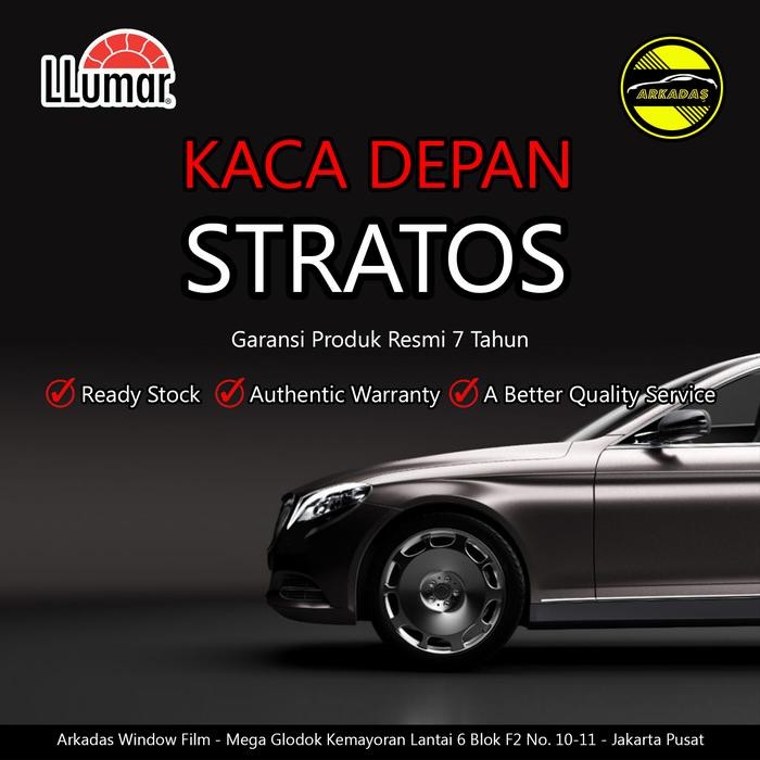 Kaca Film Mobil Llumar Stratos / Medium Car / Kaca Depan / Kacafilm