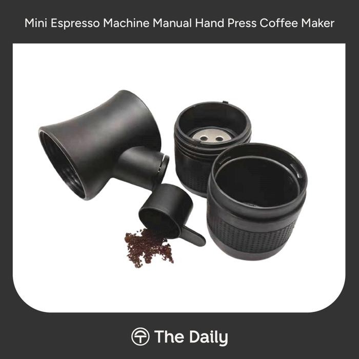 Mini Espresso Machine Manual Hand Press Coffee Maker - Alat Kopi Espresso Tekanan Manual Portable