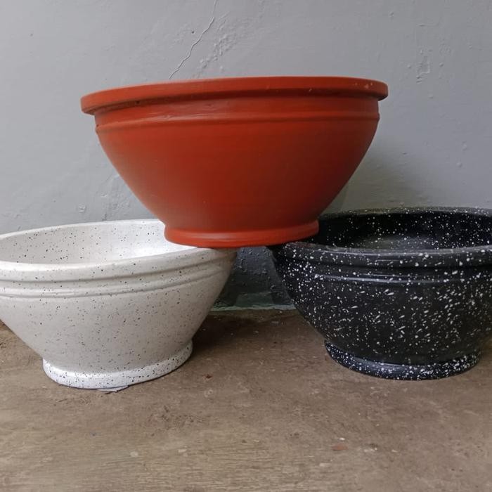 Evergreeeen Pot Teratai, Pot Gerabah Teratai, Pot Tanah Liat Tanpa Bolong