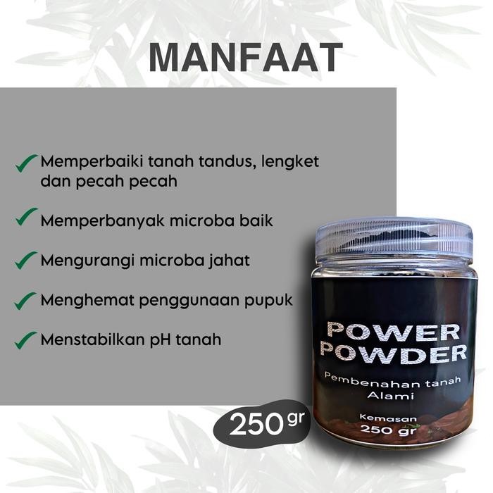 Evergreeeen Power Powder Asam Humat Pupuk 3 In 1 Pembenah Media Tanam