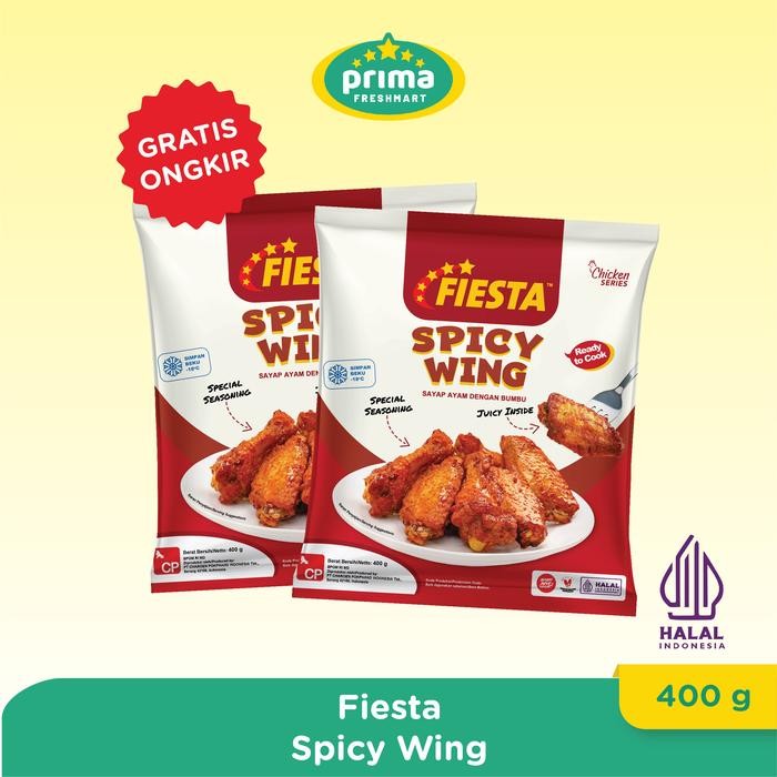 

BARANG TERLARIS Fiesta Spicy Wing 400 Gr (New)