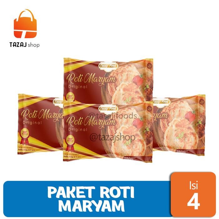

BARANG TERLARIS Paket 4 Pcs Roti Maryam Original