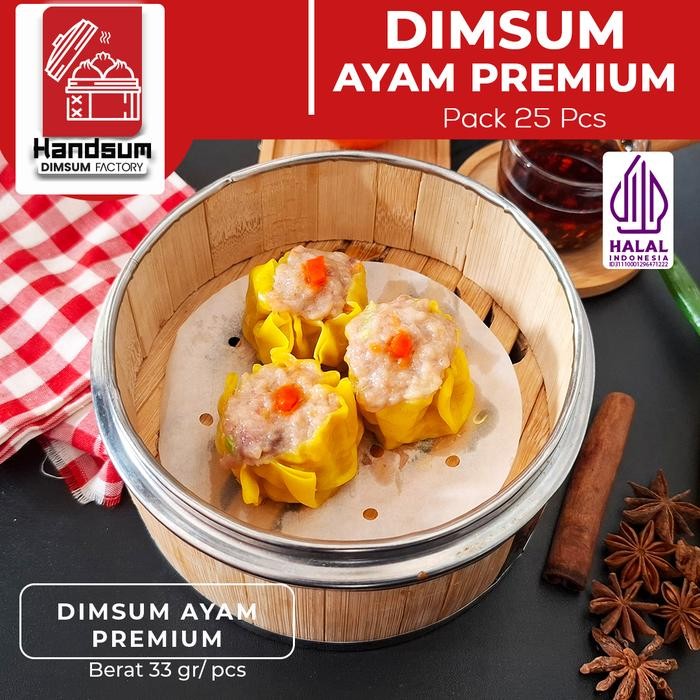 

BARANG TERLARIS Dimsum Siewmai Ayam Frozen Premium Handsum