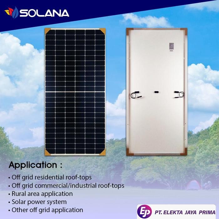 EJP SOLANA SOLAR PANEL MONO 450WP PV MODUL SOLAR CELL 450 WP MONO