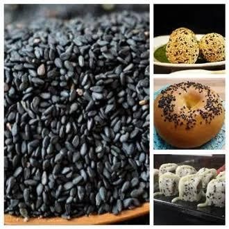 

terbaru !!! biji wijen hitam 1 kg / black sesame seeds ready
