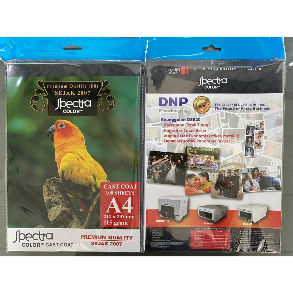 

SPECTRA Cast Coated Inkjet Paper Glossy A4 / 115 gsm ( 100 lembar )