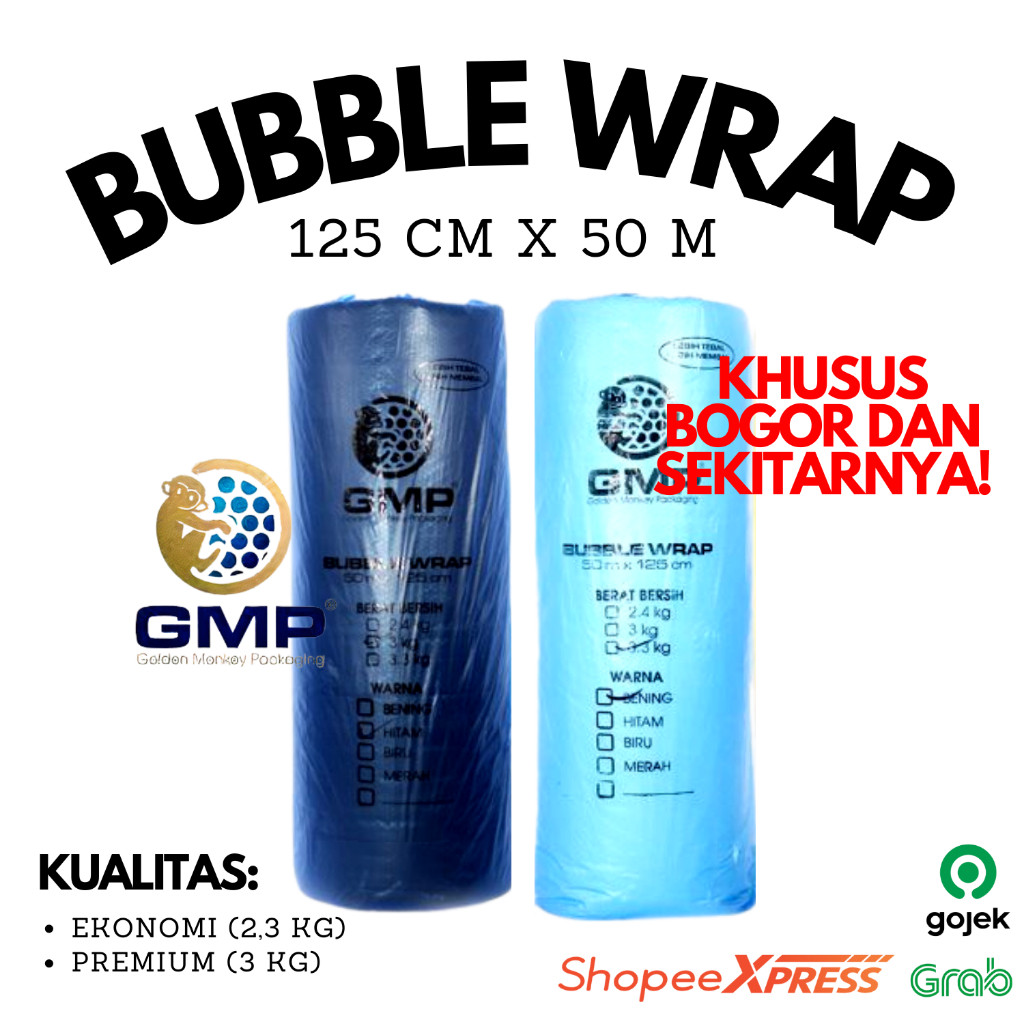 

Bubble Wrap Premium 125 Cm X 50 Meter Tebal & Kuat