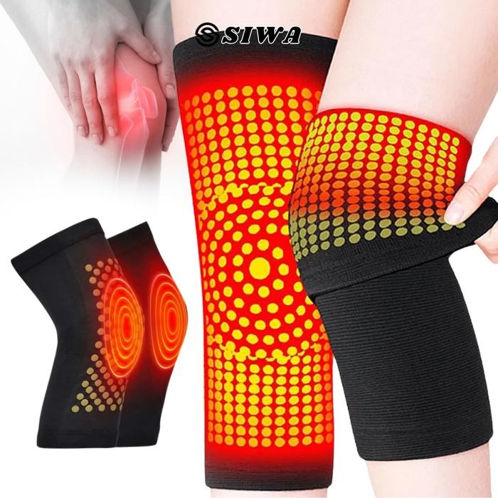 Sepasang Deker Pelindung Lutut Alat Terapi Magnetik Lutut Penghilang Nyeri Lutut Dan Dengkul