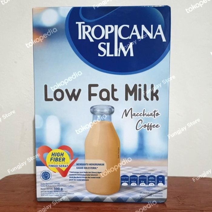 Tropicana Slim Susu Low Fat Macchiato Coffee 500 gr