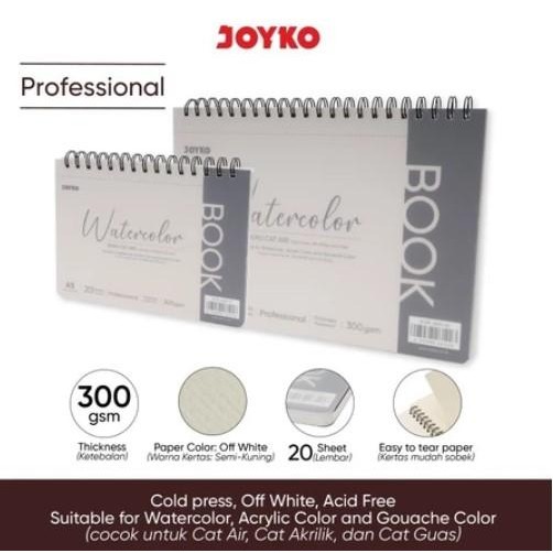 

Joyko Spiral Watercolor Book Wlbk-2600 Buku Cat Air #Gratisongkir