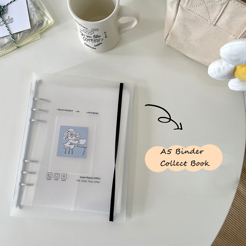 

Skysonic A5 Binder Ring Collect Book Korea Idol Photo Organizer Journal Diary Agenda Planner Bullet