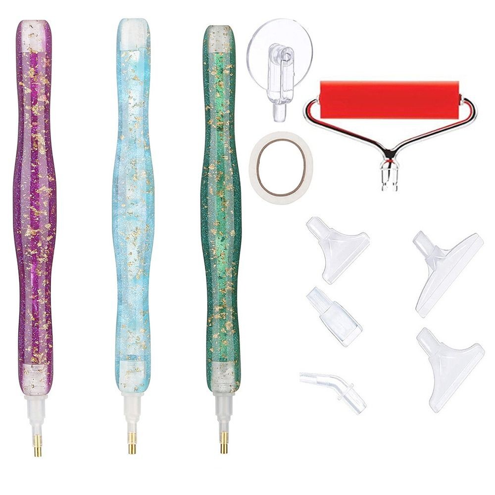 

Embroidery Diamond Painting Pen Kit Art Pens Diy Craft Glitter Diamond Painting Pen Adhesive Tape