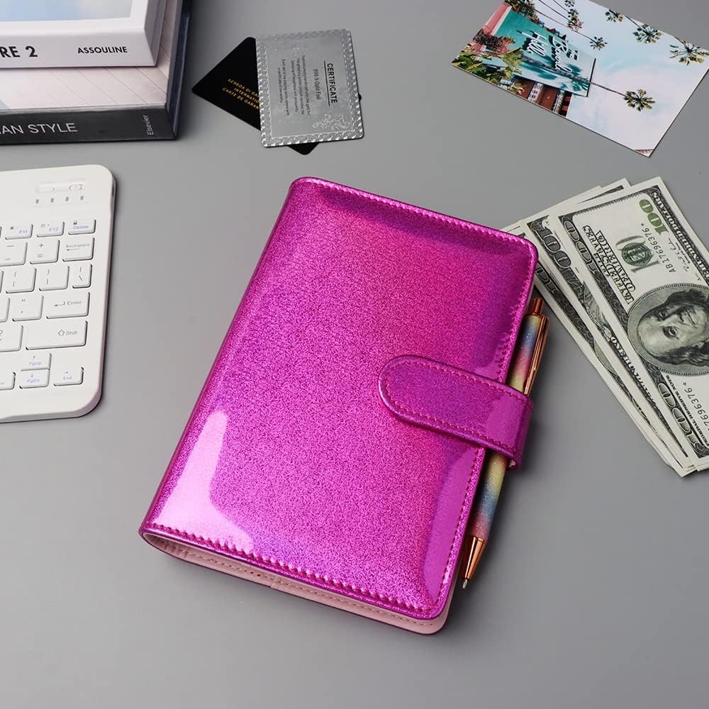 

Planner Binders, A6,Leather Notebook Cover, Composition Notebook Cover Refillable, Wallet Binder,