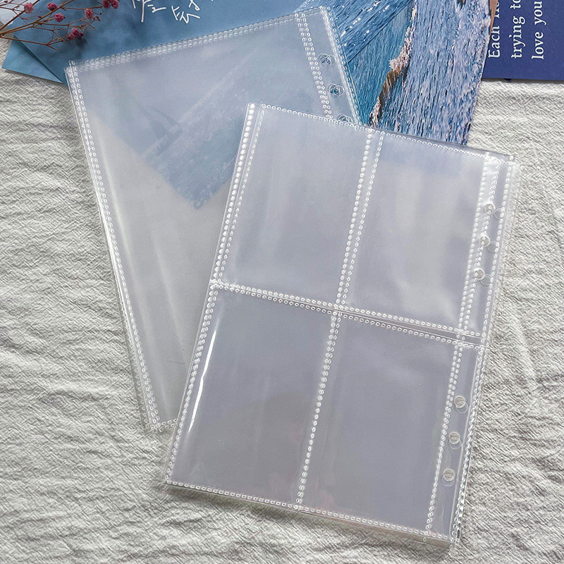 

10Pcs/Pack A5 Transparent Photo Album Binder Refill Inner Sleeves For Cards Photocard Game Card A5