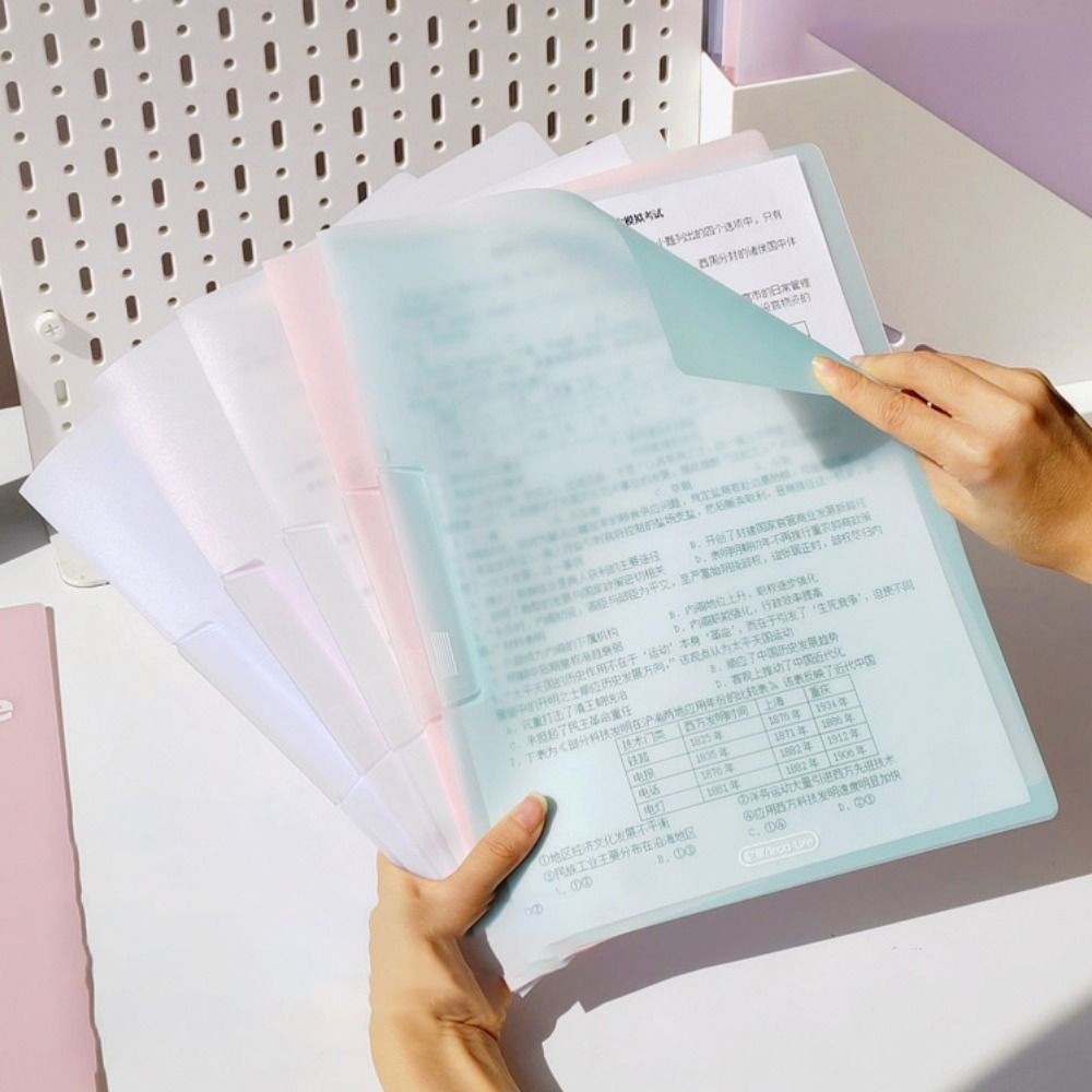 

Rotating A4 Clipboard File Folder Candy Color Plastic Contract Clamp Side Open Loose Leaf File