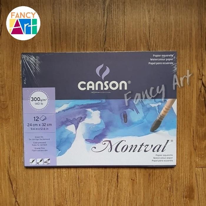 

Canson Montval A4 Watercolour Paper - 300Gsm 12 Sheets #Gratisongkir