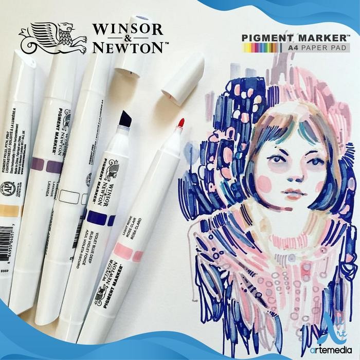 

Kertas Gambar Winsor & Newton A4 Pigment Marker Pad #Gratisongkir