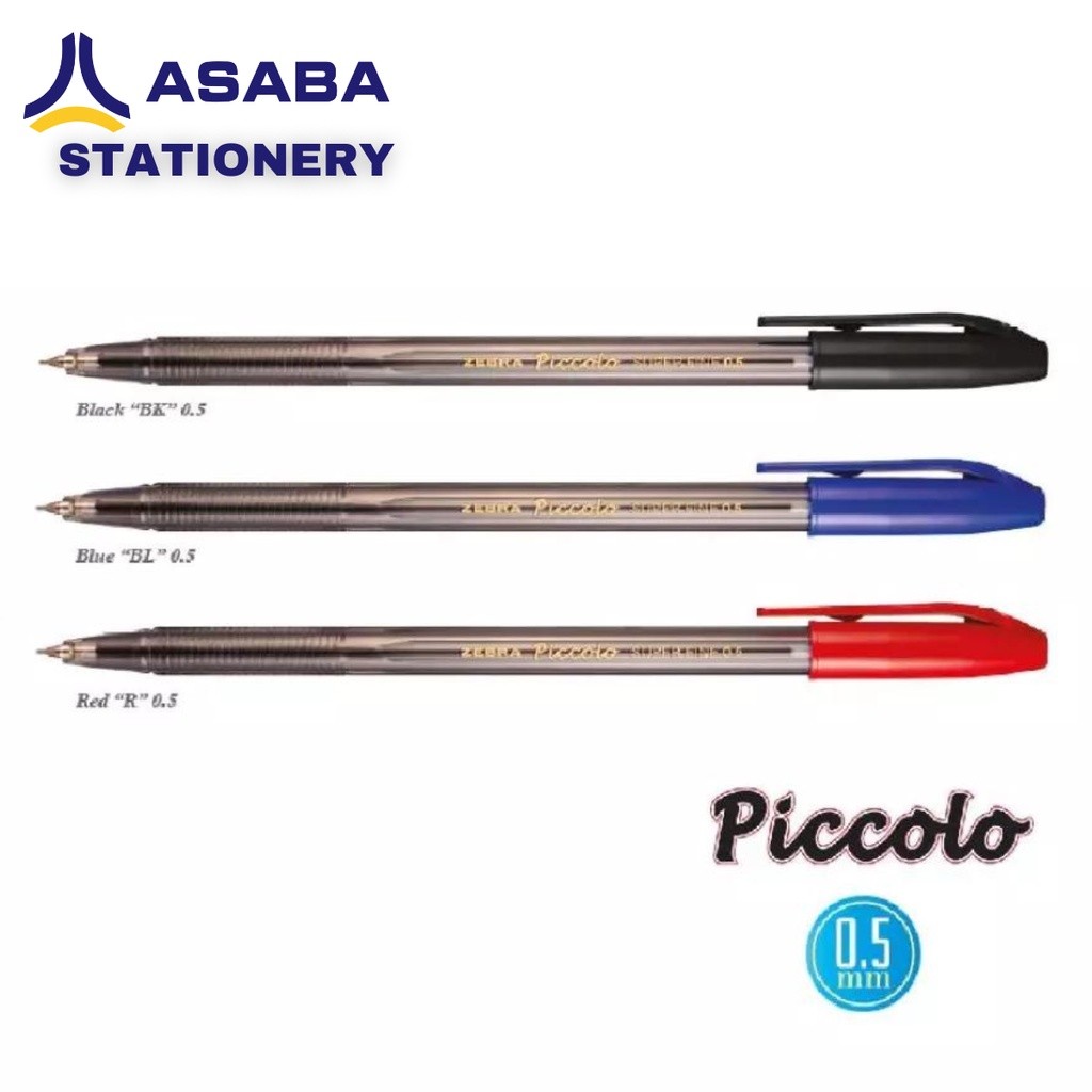 

Asaba Stationery - Pen/Pulpen/Bulpen Piccolo 05mm - 1 Box Isi 12pcs