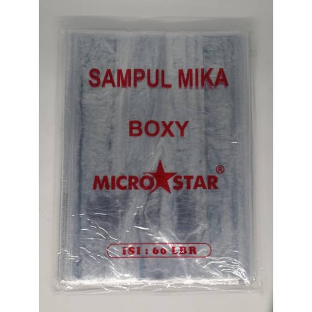 

(60 lembar) Sampul Mika Boxy Merk Microstar
