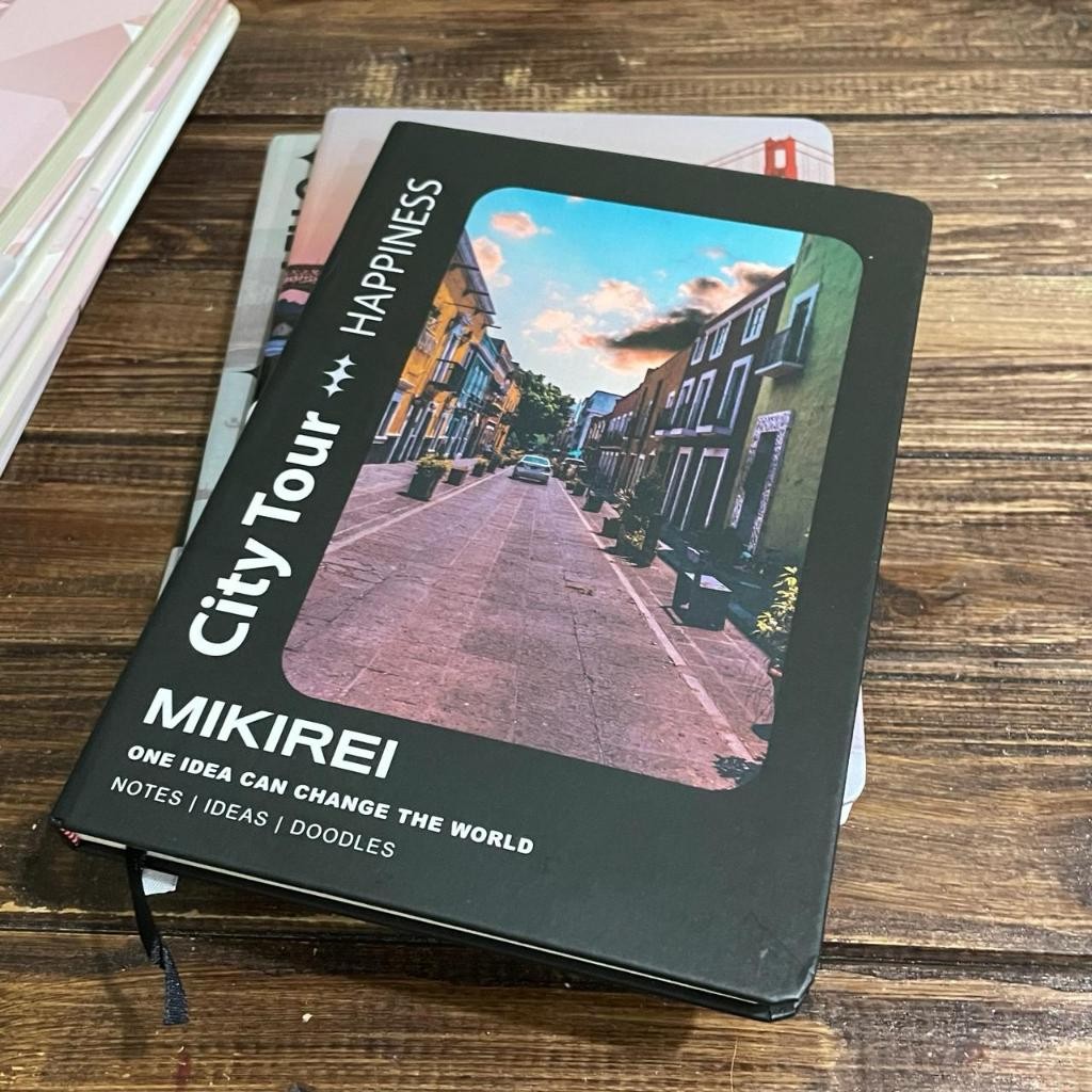 

MIKIREI A5 JOURNAL BOOK DIARY CITY TRAVEL IDEA BOOK / RETRO JOURNAL BOOK