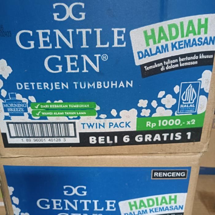 Gentle Gen Deterjen Cair Sachet 1Dus/Karton
