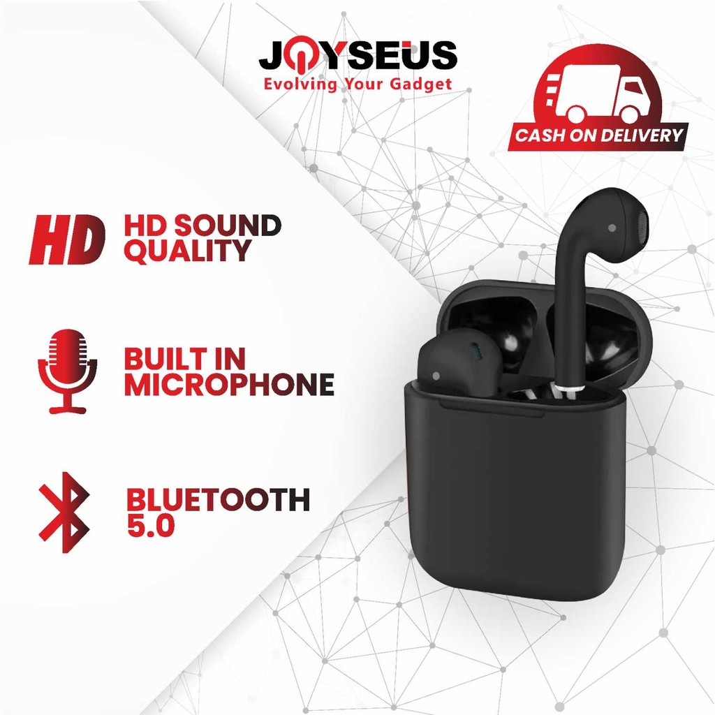 Joyseus Earphone Wireless Headset I12 Tws Bluetooth Ep0025-A Ep0025-B