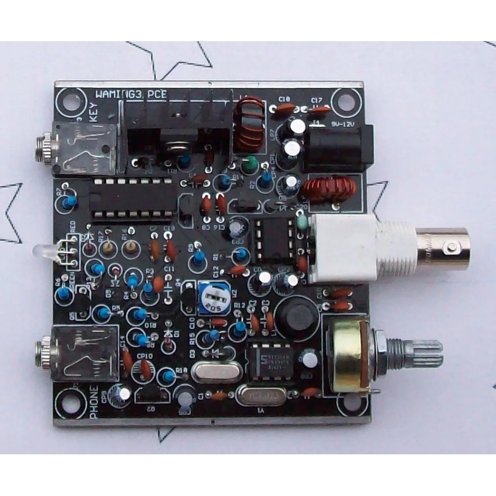 BEST SELLER Frog Sounds HAM Radio QRP Kit Telegraph CW Transceiver Receiver Radio Station V3