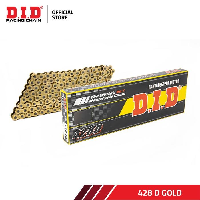 Drive Chain / Rantai Motor DID 428 DX (Gold)
