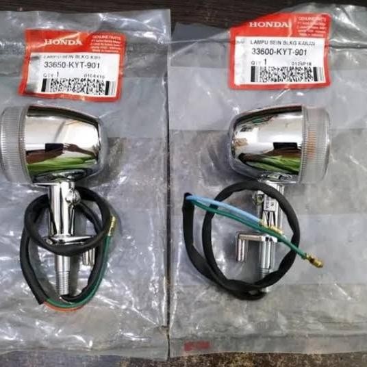 Lampu Sein Sen Belakang Kanan Kiri Scoopy Karbu Orginal Ahm