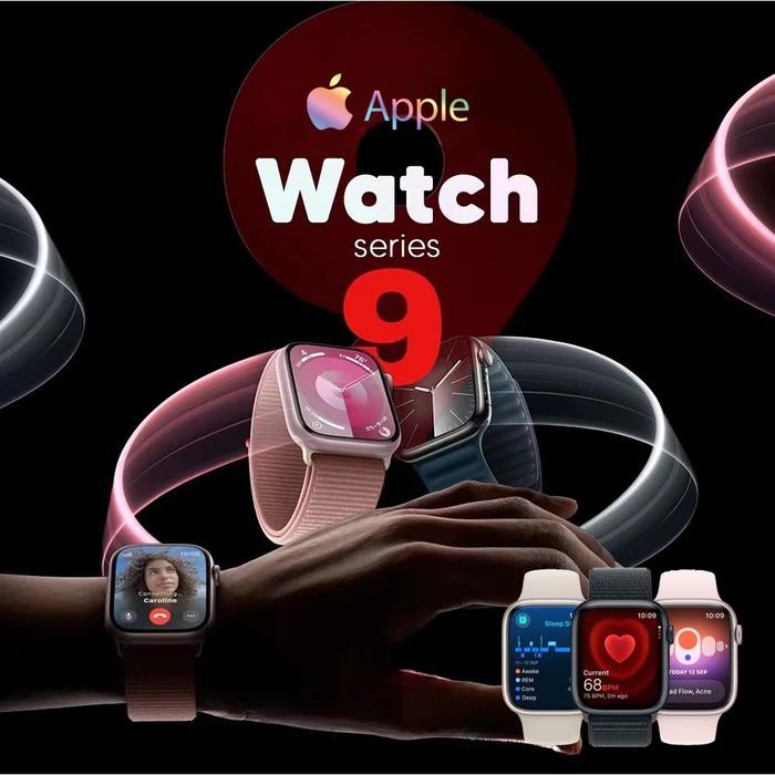 App1e Watch Series 9 45MM /iwatch 9/smart watch 9 iphone Kompatibel dengan am Tangan Smartwatch