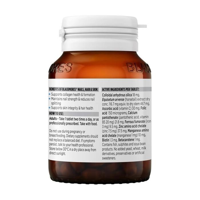 TERLARIS Blackmores Nails Hair and Skin 60 / 120 Tablets Hair Nail Skin SALE