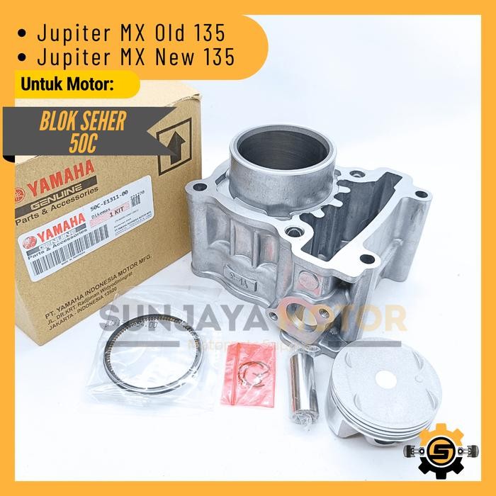 Block Boring Silinder Kualitas Original Yamaha 50C Blok Seher Jupiter MX Old Jupiter MX New Ori YGP