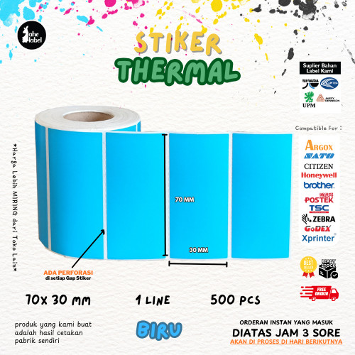 

STICKER LABEL BARE 70x30 MM
