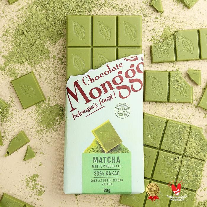 

PastikanTerjaminMutunya- Matcha Green Tea Cokelat Chocolate Monggo 80g Coklat Tea Hijau