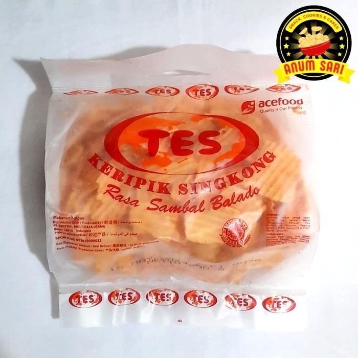 

PastikanTerjaminMutunya- CHUBA Keripik Singkong TES rasa SAMBAL BALADO 500gr - Anum Sari