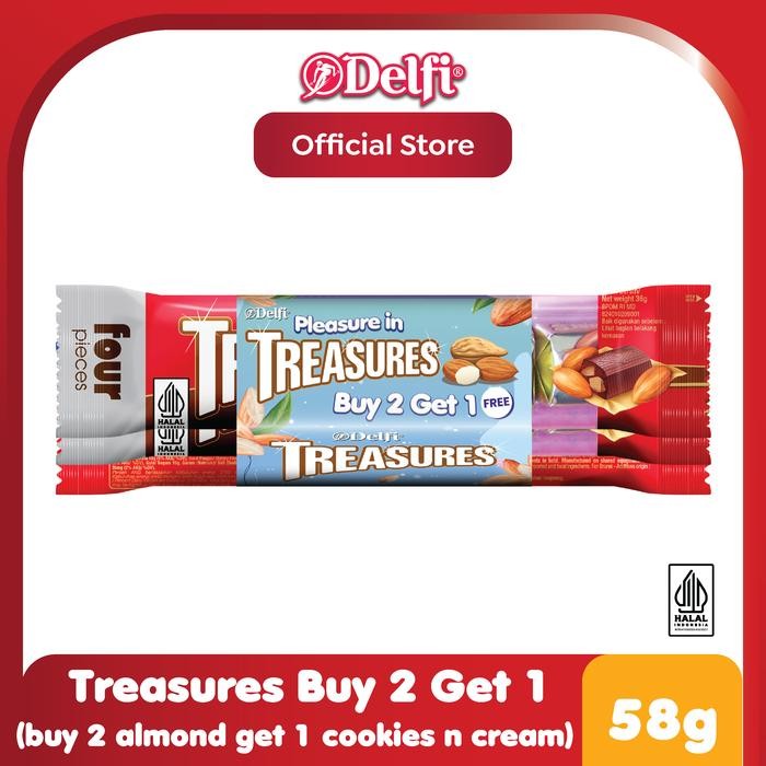 

PastikanTerjaminMutunya- Delfi Treasures Almond Buy 2 Get 1 Free Special Bundle