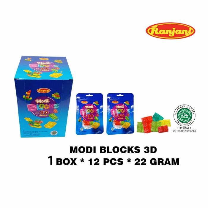 

PastikanTerjaminMutunya- GUMMY MODI BLOCK 3D ANEKA RASA (ISI 12 PCS * 22 GRAM)