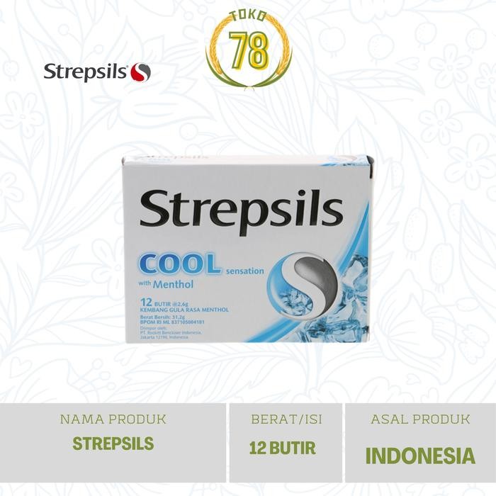 

PastikanTerjaminMutunya- Strepsils Lozenges Dus isi 12 Butir - Permen Tenggorokan Strepsils