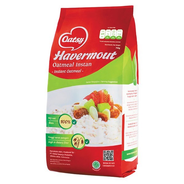 

PastikanTerjaminMutunya- Oatsy Havermout Oatmeal Instan 750 g